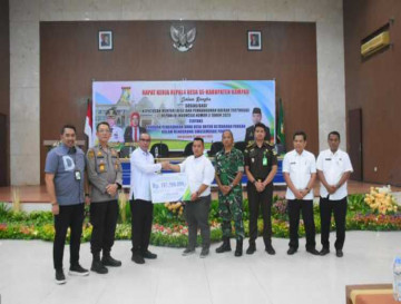 Sebanyak 152 Kepala Desa Ikuti Rapat Kerja Penggunaan Dana Desa untuk Ketahan Pangan