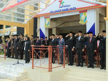 Wakil Bupati Kampar Dr. Misharti Pimpin Upacara Peringatan Hari Kebangkitan Nasional ke-117.