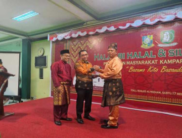 Plh. Sekda Kampar  Hadiri Halal Bi Halal PMKJ di Jakarta, Sampaikan Pentingnya Sinergitas