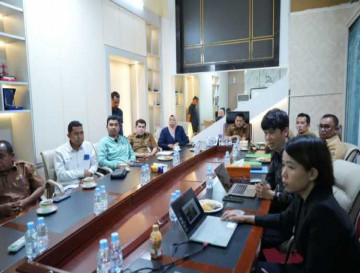 Bupati Kampar Mendengarkan Langsung Presentasi, DZK Group SDN BHD Malaysia Tentang (WTE)