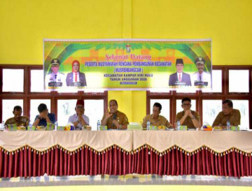 Wakili Pj Bupati Kampar, Asisten II Suhermi Buka dan Pimpin Musrenbangcam Kecamatan Kampar Kiri Hulu