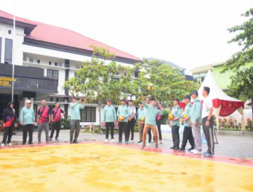 Sebanyak 40 OPD dan Instansi Vertikal Ramaikan Kejuaraan Bola Voli Hari Jadi Kabupaten Kampar ke-75