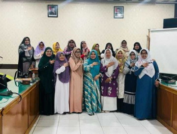 Giat Bulanan BKMT Kab. Kampar, Sosialisasikan Ramah Bermedsos Kepada Para Pengurus