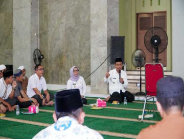 Renovasi Islamic Center, Bupati Kampar Ahmad Yuzar dan Wakil Bupati Kampar