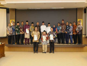 Wakili Bupati Kampar, Sekda Kampar Ikuti Rakor Bersama Menteri ATR/BPN Republik Indonesia