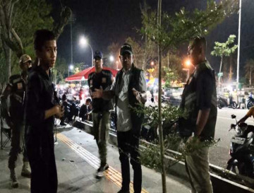Pastikan Kondusivitas Wilayah, Plt. Kasatpol PP Kampar Pimpin Patroli Malam