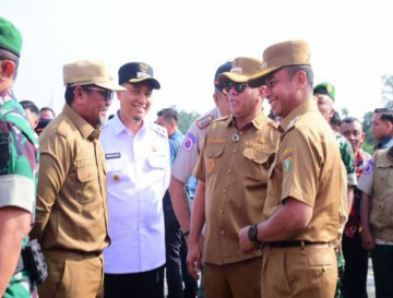 Bupati Kampar Ikuti Apel Kesiapsiagaan Penangan Karhutla 2026