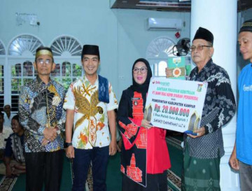 Wakil Bupati Kampar Laksanakan  Safari Ramadhan 1447 H di Desa Sungai Liti Kampar Kiri