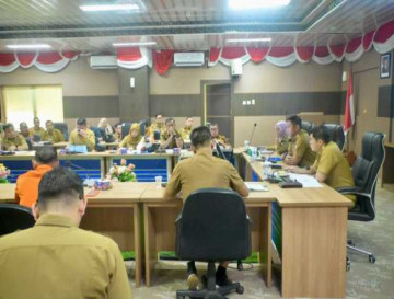 Pimpin Rapat Realisasi Fisik dan Keuangan APBD 2026