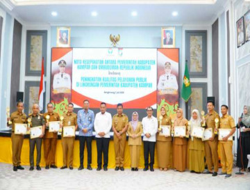 Pemkab Kampar Tandatangani MoU Dengan Ombudsman RI
