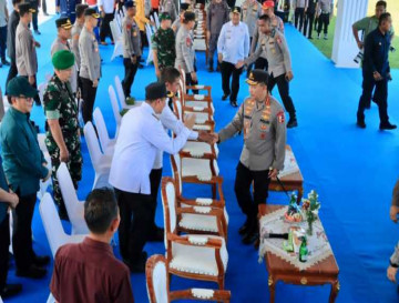Bupati Kampar Hadiri Pengecekan Personel dan Peralatan Penanggulangan Karhutla di SPN Polda Riau
