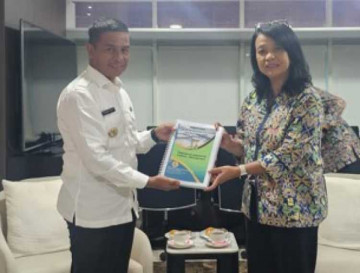 Bupati Kampar Sambangi Kementerian PU Ajukan Pembangunan Empat Ruas Jalan Strategis