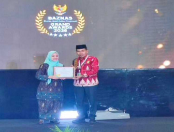 BAZNAS Kampar Raih Penghargaan Pengelola Zakat Terbaik Tingkat Nasional Grand BAZNAS Awards 2026