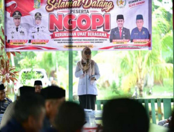 Wakil Bupati Kampar Dr. Hj. Misharti Hadiri Ngopi Kerukunan Umat Beragama