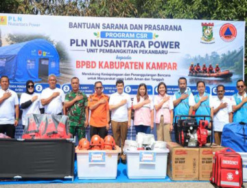 Pemkab Kampar Apresiasi Bantuan CSR PLN Nusantara Power untuk Penanggulangan Banjir dan Karhutla
