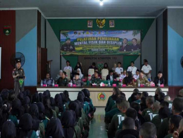 Bupati Kampar Hadiri Upacara Pembukaan PKKMB dan BINTALFISDIS Mahasiswa BPDP Tahun 2026