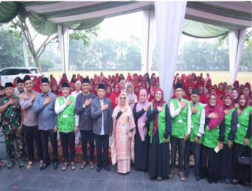 Wakil Bupati Kampar Buka Tabligh Akbar dan MTQ Antar Majelis Taklim Bangkinang Kota